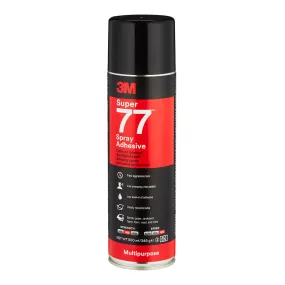 3M Super 77 Multi Purpose Fast Tack Spray Adhesive 375g Clear