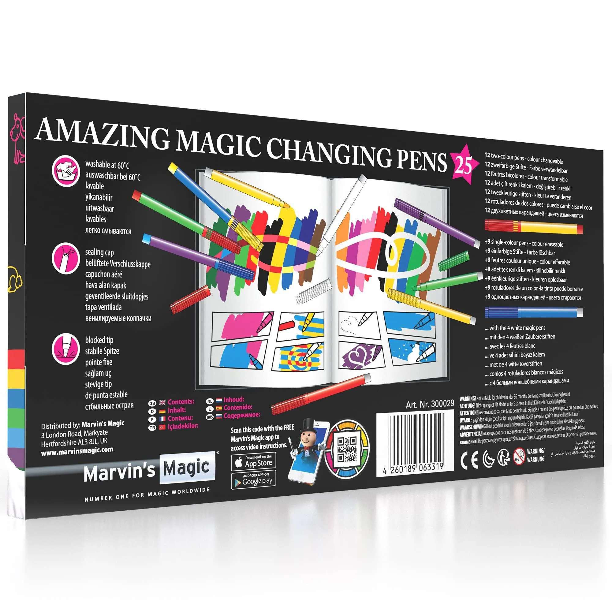 Amazing Magic Pens - Colour Changing Magic Colouring Pens Set