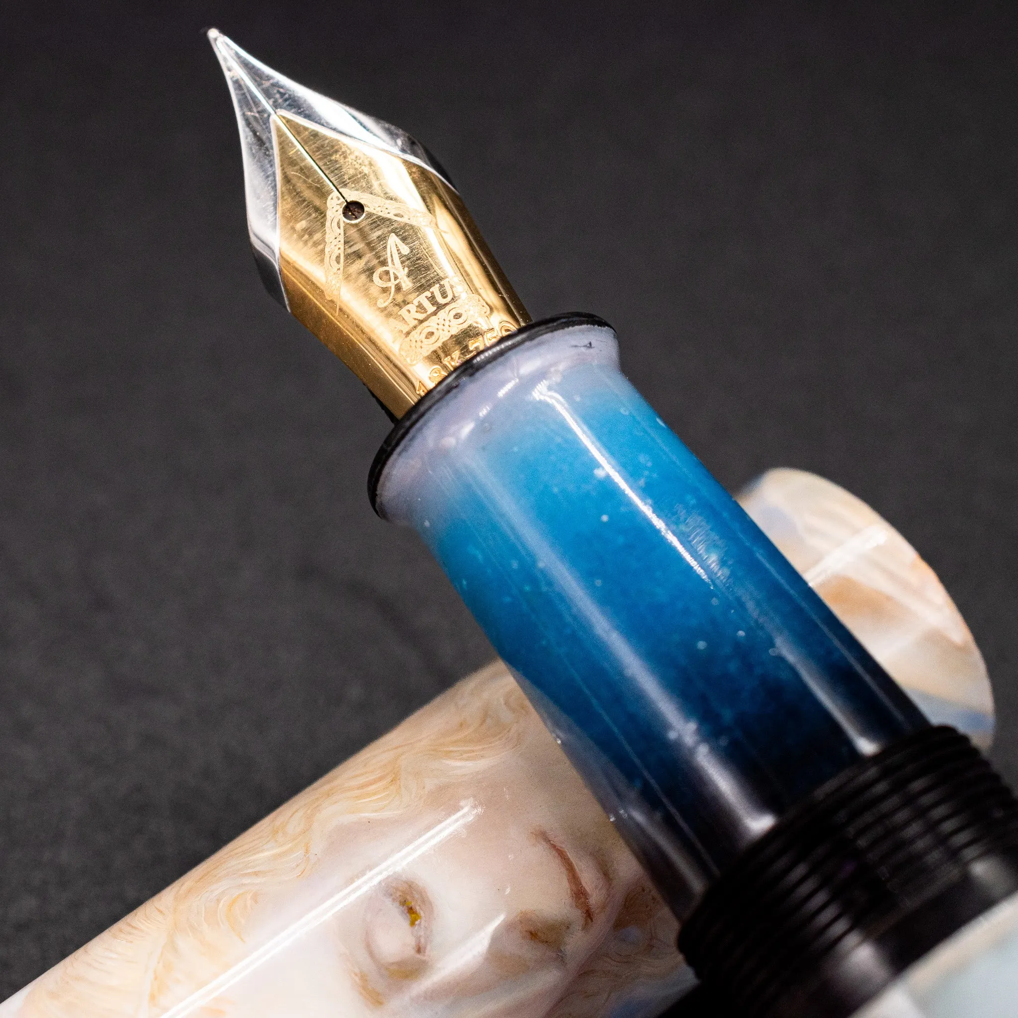 Artus The Nostalgia Hand Painted Fountain Pen - Preowned