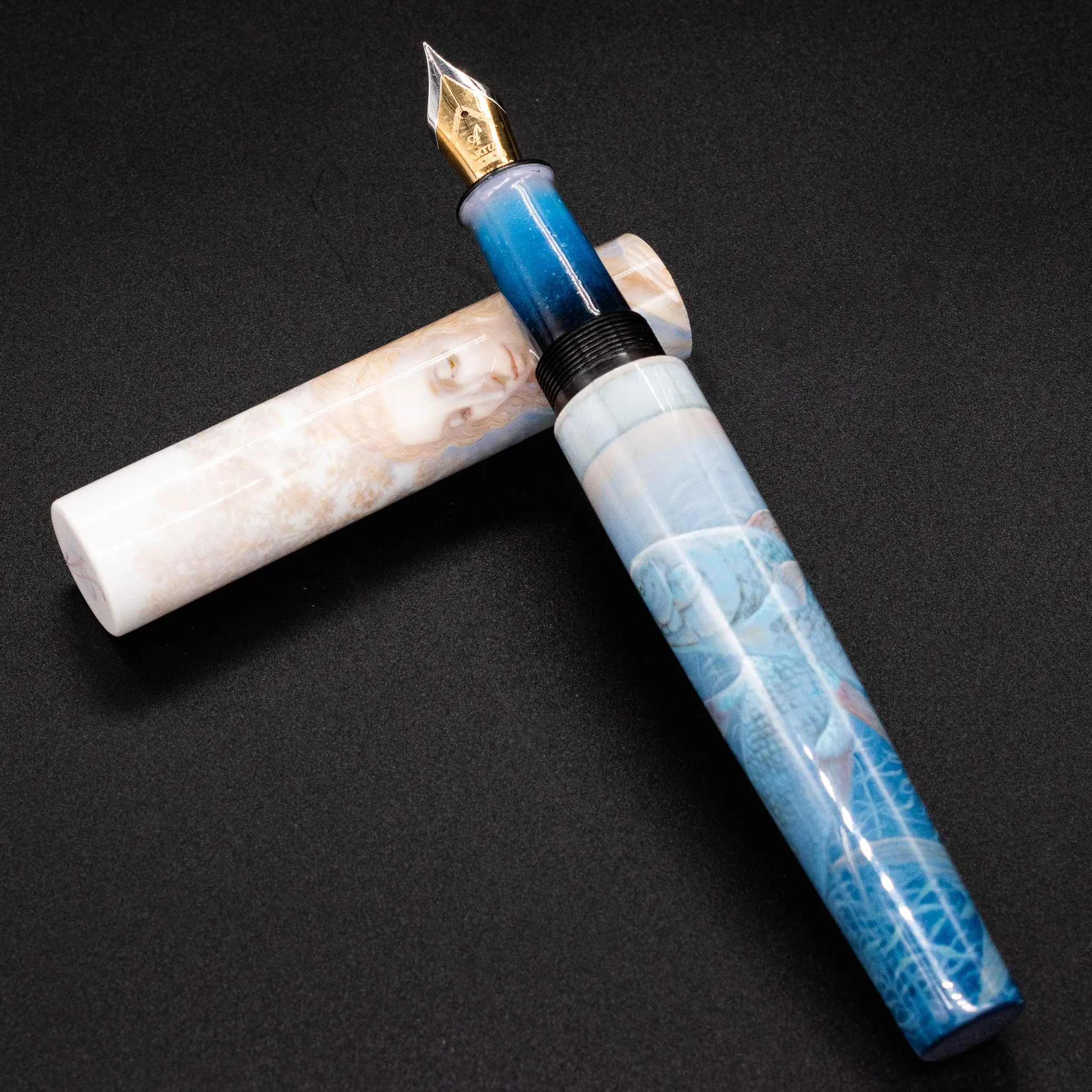 Artus The Nostalgia Hand Painted Fountain Pen - Preowned