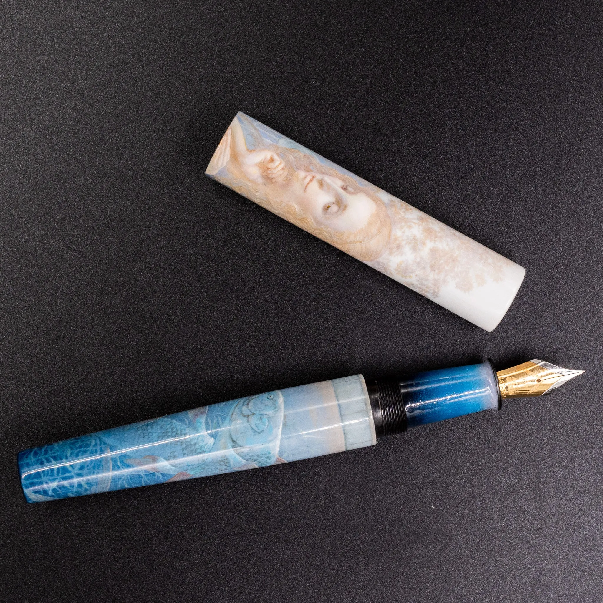 Artus The Nostalgia Hand Painted Fountain Pen - Preowned