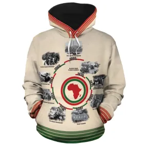 Black History Timeline All-over Hoodie