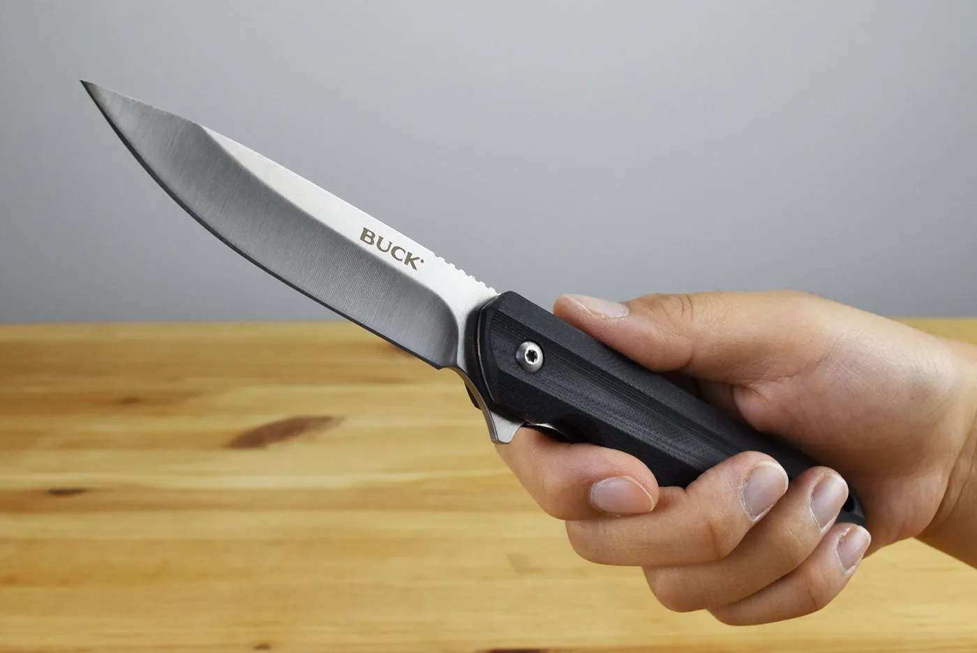 Buck 251 Langford Folder (Black G10)