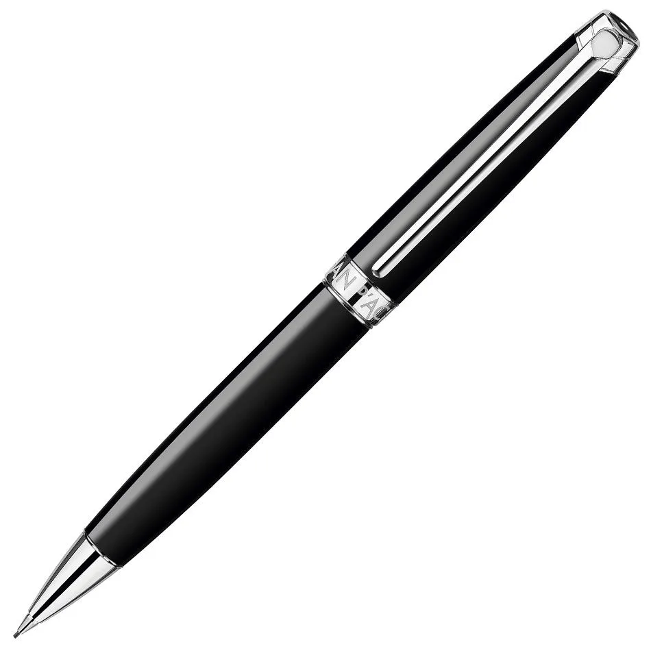 Caran d'Ache Leman Ebony Mechanical Pencil Silver Trim