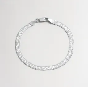 Cassie Sterling Silver Diamond Cut Bracelet