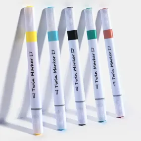 DOUBLE SIDED MARKER MULTICOLOR 12PCS