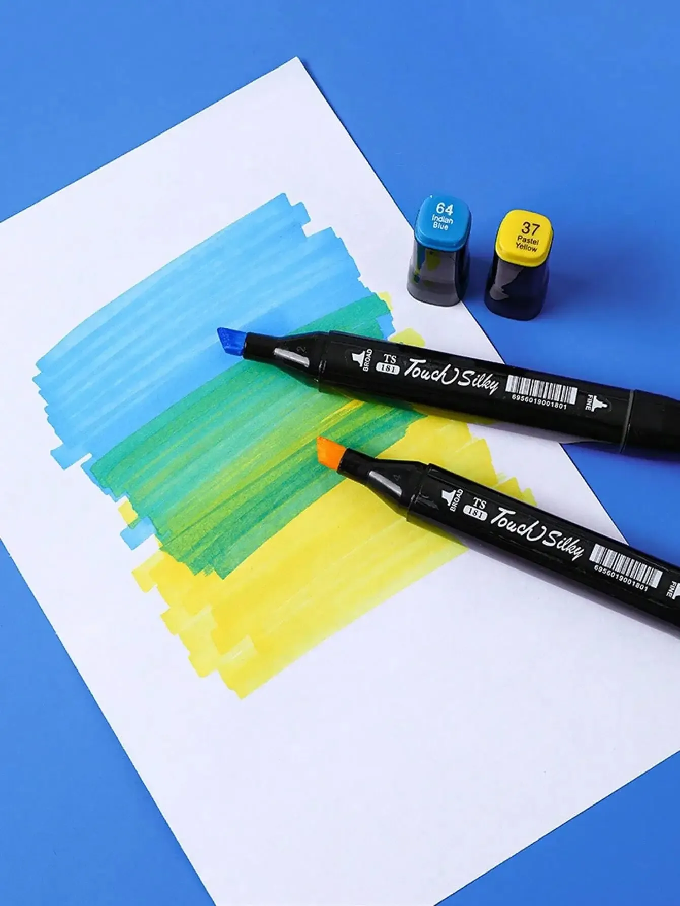 Dual-Tip Oil-Based Marker Set - Waterproof Art Markers (24, 36, 48, 60, 80, 120, 168 pcs)