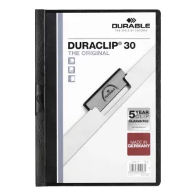 Durable Duraclip 30, A4, Black