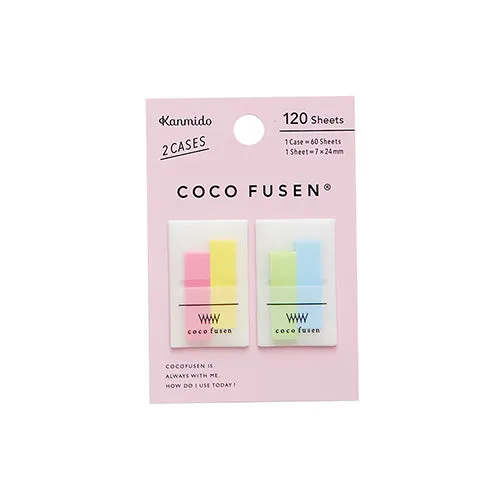 Kanmido Coco Fusen Mini Sticky Notes (2 Cases)