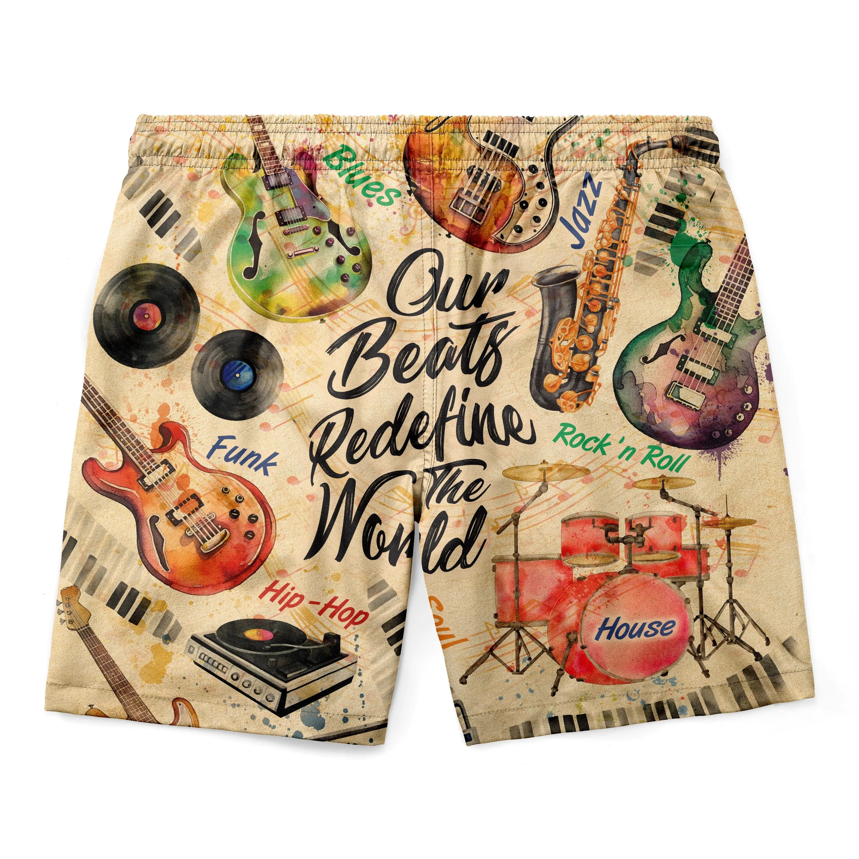 Our Beats Redefine The World Hawaiian Shirt and Shorts Set