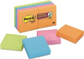 Pads In Electric Glow Colors' Ninety 2 In. X 2 In. Sheets' 8 Pads Per Pack