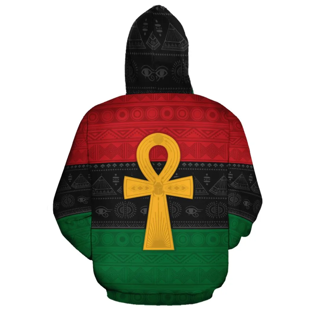 Pan African Ankh All-over Hoodie