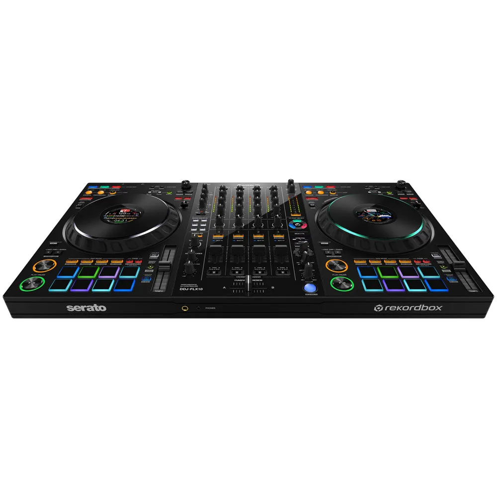 Pioneer DJ DDJ-FLX10 4-Channel DJ Controller for Rekordbox and SeratoDJ Pro