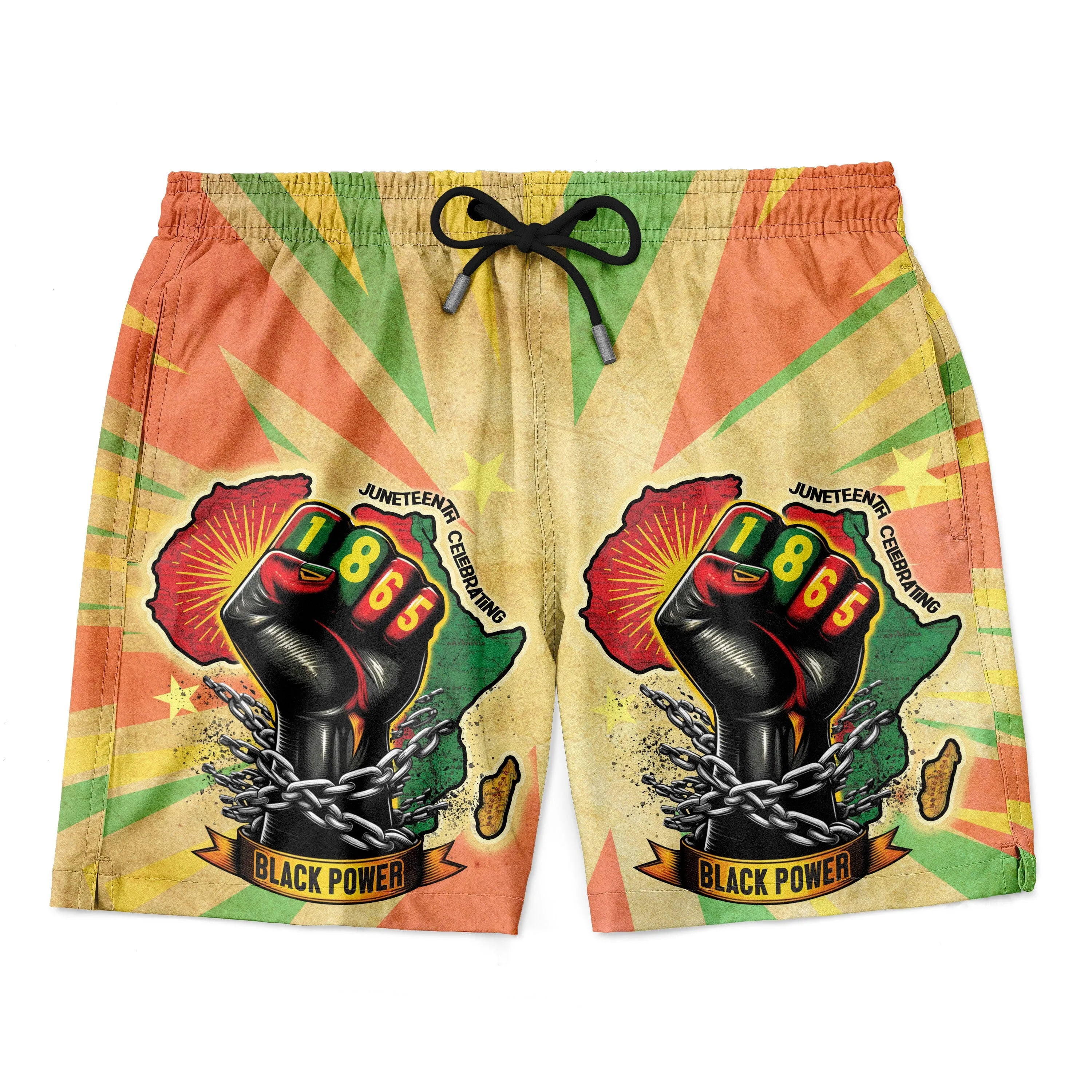 Resilience of Freedom Juneteenth Hawaiian Shirt and Shorts Set