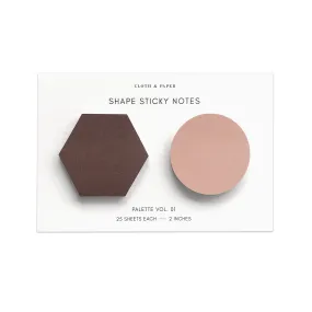 Shape Sticky Note Set