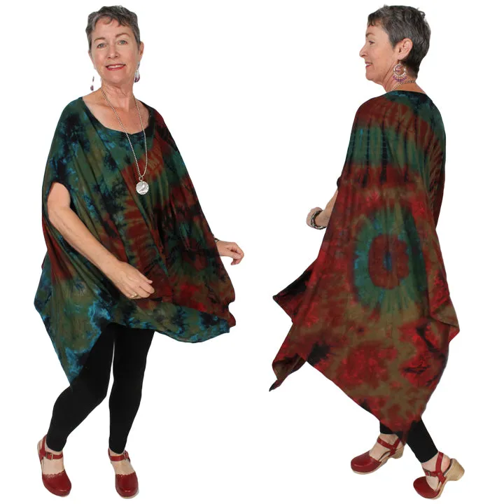 Sunheart Freedom Lagenlook Layering Tunic Jacket Boho Hippie Chic Resort Wear Sml-10X