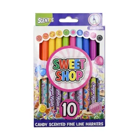 Sweet Shop Fine Line Markers, Pack of 10